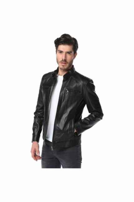 کاپشن چرم دری کلاب ایران مال Dericlub با کد E_502_ZİG